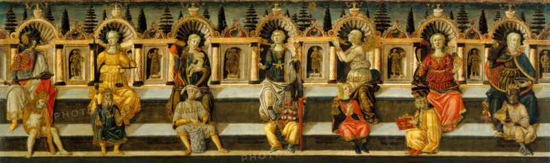The Seven Virtues, c. 1467-1469. Artist: Guidi (called Scheggia), Antonfrancesco (1441-1476)