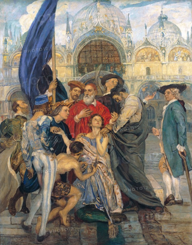The Venetian Painters, 1937. Artist: Tito, Ettore (1859-1941)
