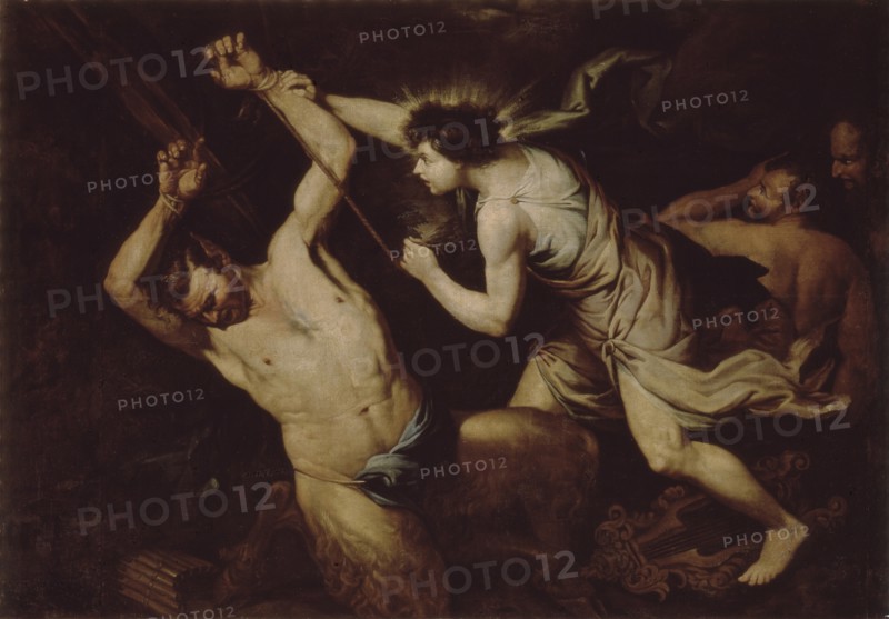 Marsyas and Apollo. Artist: Anonymous