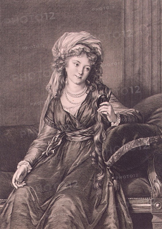 Portrait of Countess Yekaterina Skavronskaya, née von Engelhardt (1761-1829), 1791. Artist: Morghen, Guglielmo (1758-1833)