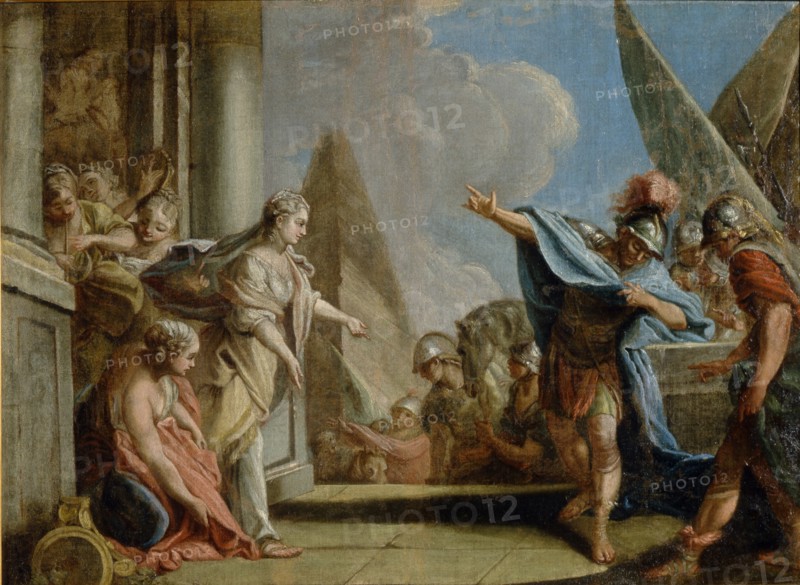Allegory of the conquest of Taurida, c. 1785. Artist: Torelli, Stefano (1712-1784)