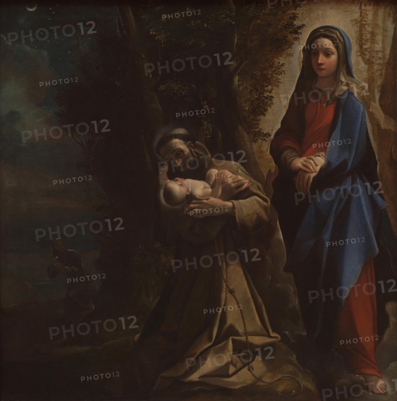The Vision of Saint Francis, ca 1586. Artist: Carracci, Lodovico (1555-1619)