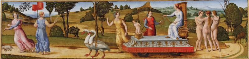 The Triumph of Chastity, c. 1500. Artist: Anonymous, (Pseudo Granacci) (active between 1490 and 1525)