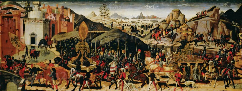 The Triumph of Camillus, ca 1470-1475. Artist: Biagio d'Antonio, (Tucci) (1446-1516)