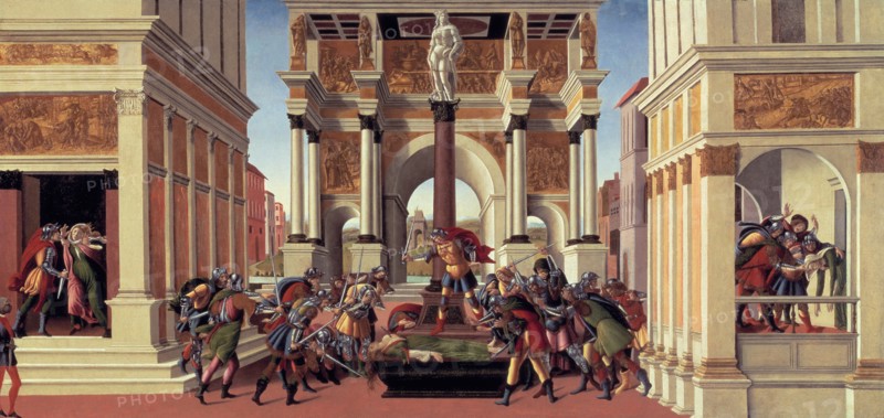 The Story of Lucretia, 1500. Artist: Botticelli, Sandro (1445-1510)