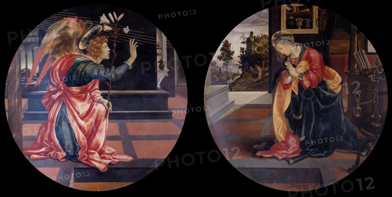 The Annunciation, 1483-1484. Artist: Lippi, Filippino (1457-1504)
