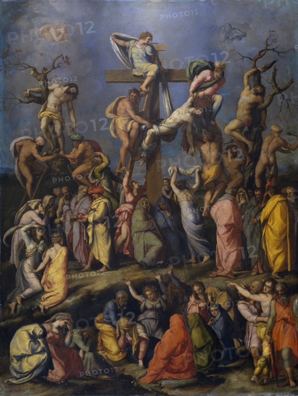 The Descent from the Cross, c. 1560. Artist: Allori, Alessandro (1535-1607)