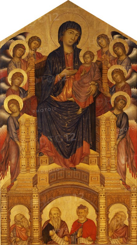 Maesta of Santa Trinita, c. 1280. Artist: Cimabue, Giovanni (ca 1240-1302)