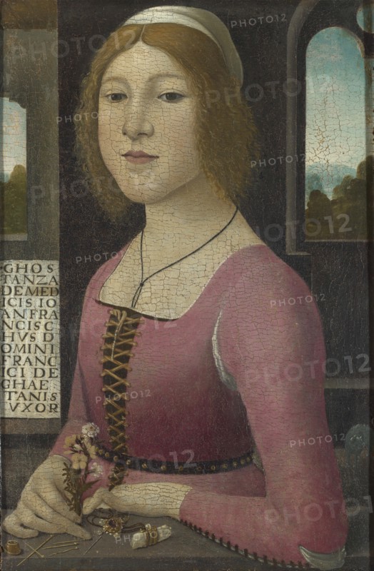 Costanza Caetani, ca 1485. Artist: Ghirlandaio, Domenico, (Circle)