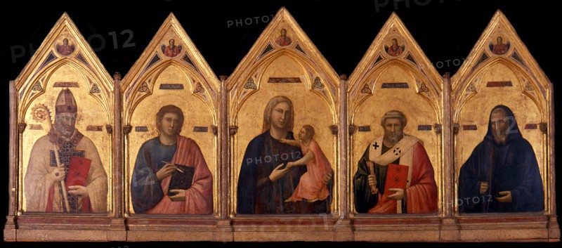 Badia Polyptych, ca 1301-1302. Artist: Giotto di Bondone (1266-1377)