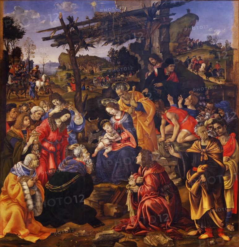 The Adoration of the Magi, 1496. Artist: Lippi, Filippino (1457-1504)