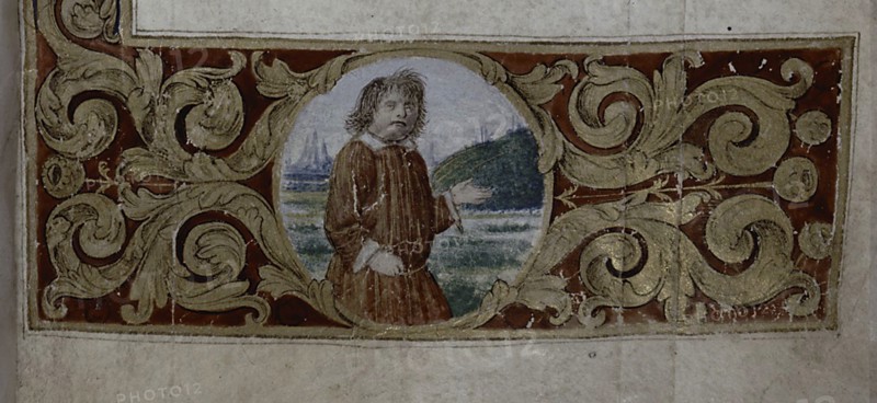 Portrait of Aesop (From: Aesop Fables - Medici Aesop), Between 1475 and 1500. Artist: Mariano di Jacopo del Buono (1433-1504)