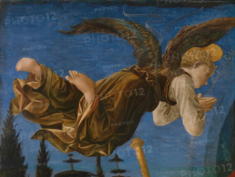 Angel (Panel of the Pistoia Santa Trinità Altarpiece), 1455-1460. Artist: Pesellino, Francesco di Stefano (1422-1457)