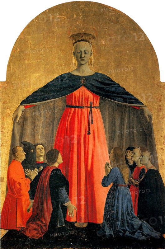 Madonna della Misericordia (Madonna of Mercy), ca 1460. Artist: Piero della Francesca (ca 1415-1492)