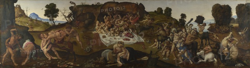 The Fight between the Lapiths and the Centaurs, c. 1500-1515. Artist: Piero di Cosimo (ca 1462-ca 1521)