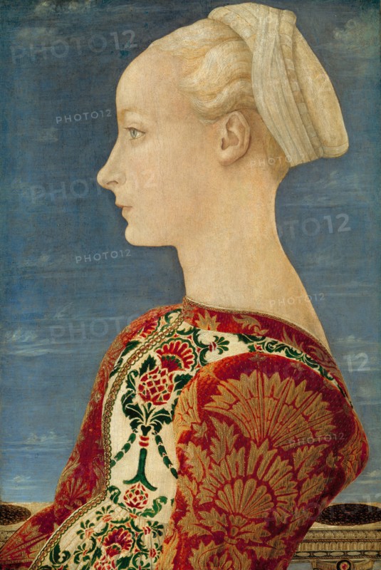 Profile Portrait of a Young Lady, 1465. Artist: Pollaiuolo, Antonio (ca 1431-1498)