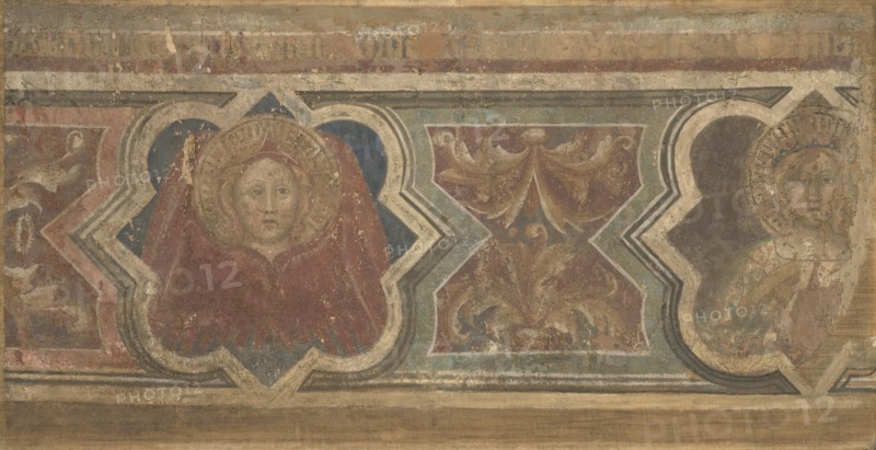 Decorative Border, ca 1390. Artist: Spinello, Aretino (c. 1350-1410)