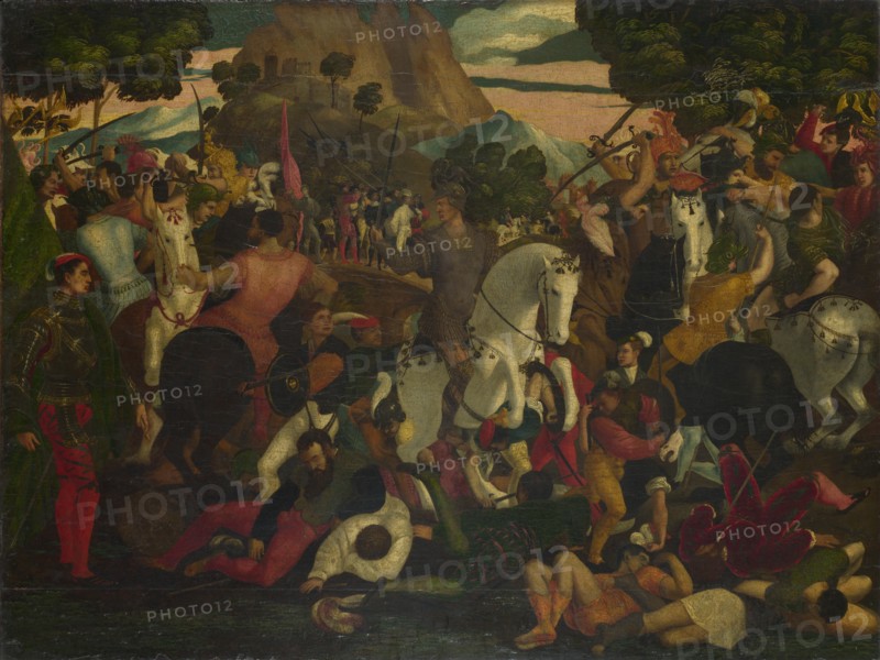 A Battle, 1530s. Artist: Italian master