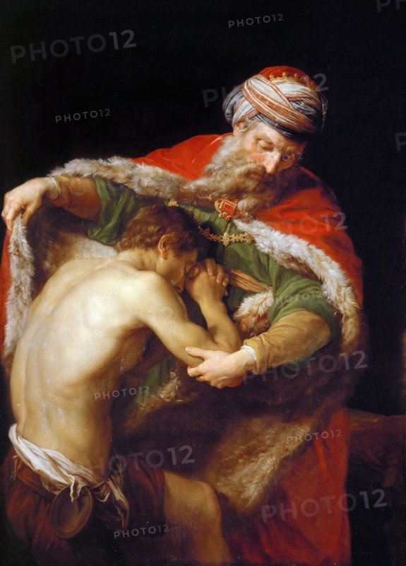 Return of the Prodigal Son, 1773. Artist: Batoni, Pompeo Girolamo (1708-1787)