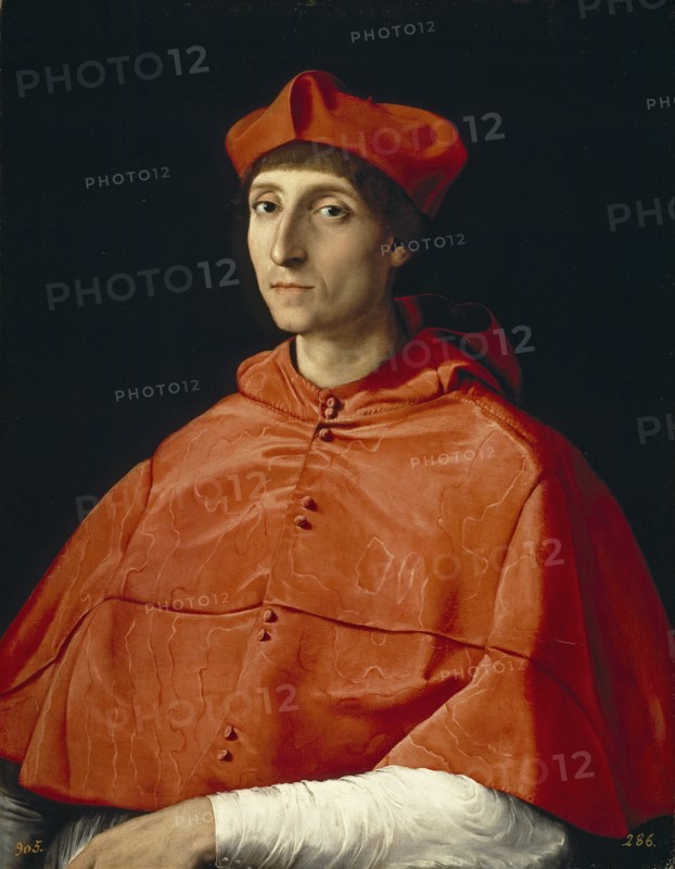 Portrait of a Cardinal, c. 1510. Artist: Raphael (1483-1520)