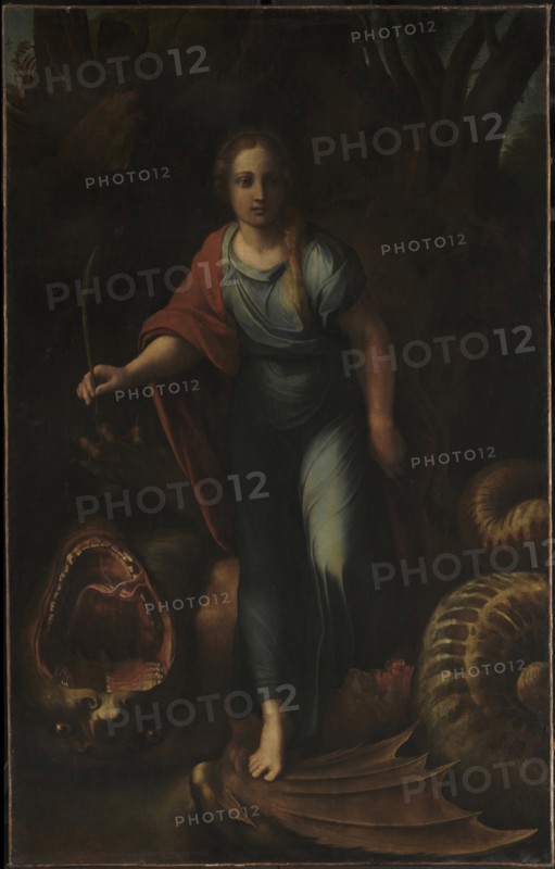 Saint Margaret, ca 1518. Artist: Raphael (1483-1520)