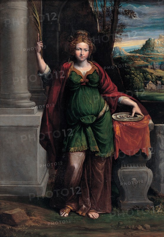 Saint Lucy, 1535-1540. Artist: Garofalo, Benvenuto Tisi da (1481-1559)