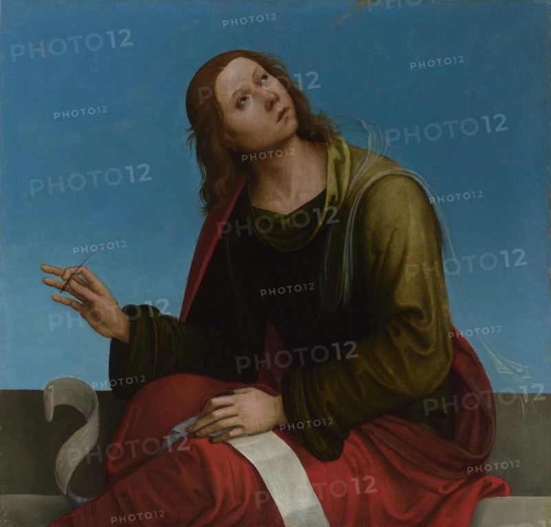 Saint John the Evangelist (High Altarpiece, Oratory of S. Pietro in Vincoli), 1505. Artist: Costa, Lorenzo (1460-1535)