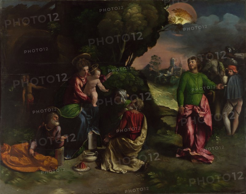 The Adoration of the Kings, c.1535. Artist: Dossi, Dosso (ca. 1486-1542)