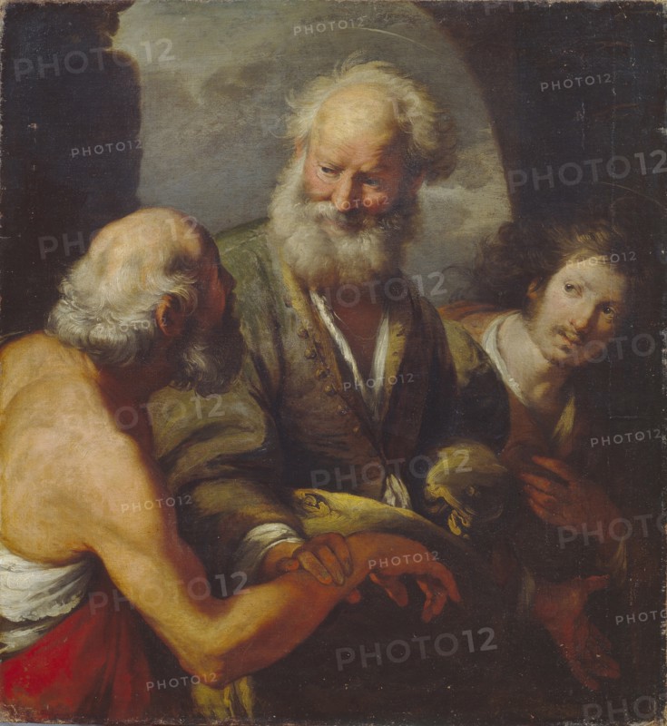 Saint Peter healing a paralytic. Artist: Strozzi, Bernardo (1581-1644)