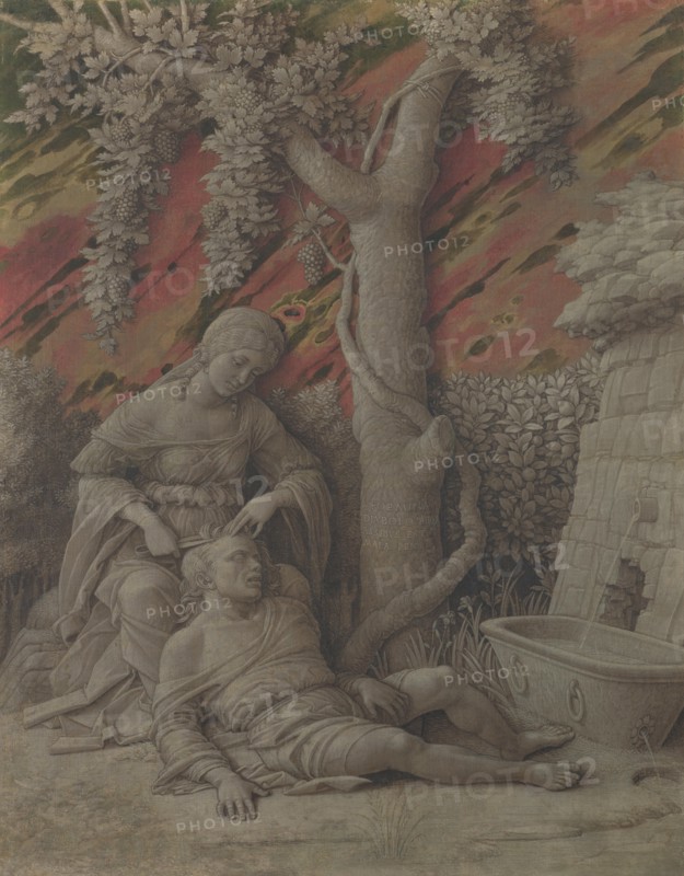 Samson and Delilah, c. 1500. Artist: Mantegna, Andrea (1431-1506)