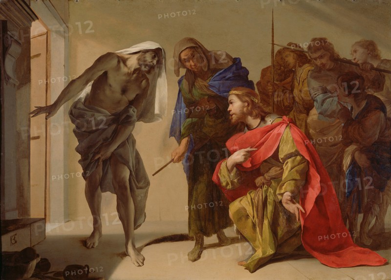 The Shade of Samuel Invoked by Saul, c. 1655. Artist: Cavallino, Bernardo (1616-1656)