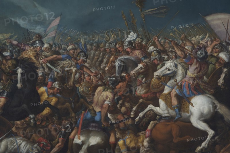 The Fight between Scipio Africanus and Hannibal, c. 1616-1618. Artist: Cesari, Bernardino (1565-1621)