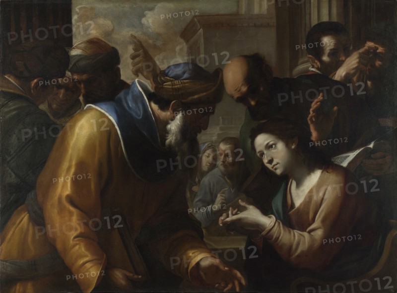 Christ disputing with the Doctors, 1660s. Artist: Preti, Gregorio (1603-1672)