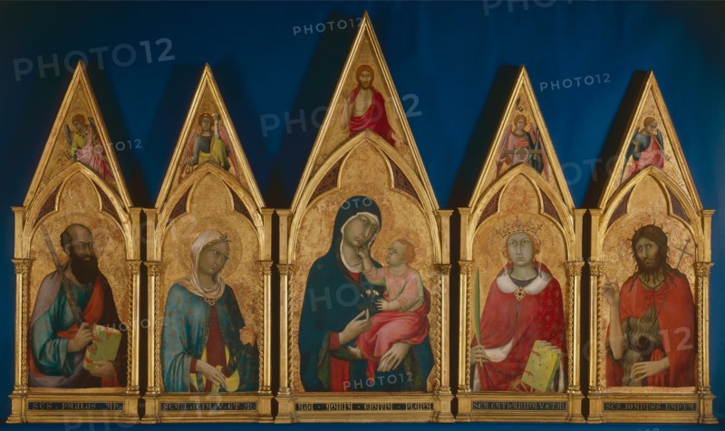 Virgin and Child with Saints (Boston Polyptych), Between 1321 and 1325. Artist: Martini, Simone, di (1280/85-1344)