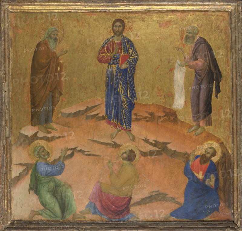 The Transfiguration of Jesus, ca 1308-1311. Artist: Duccio di Buoninsegna (1260-1318)