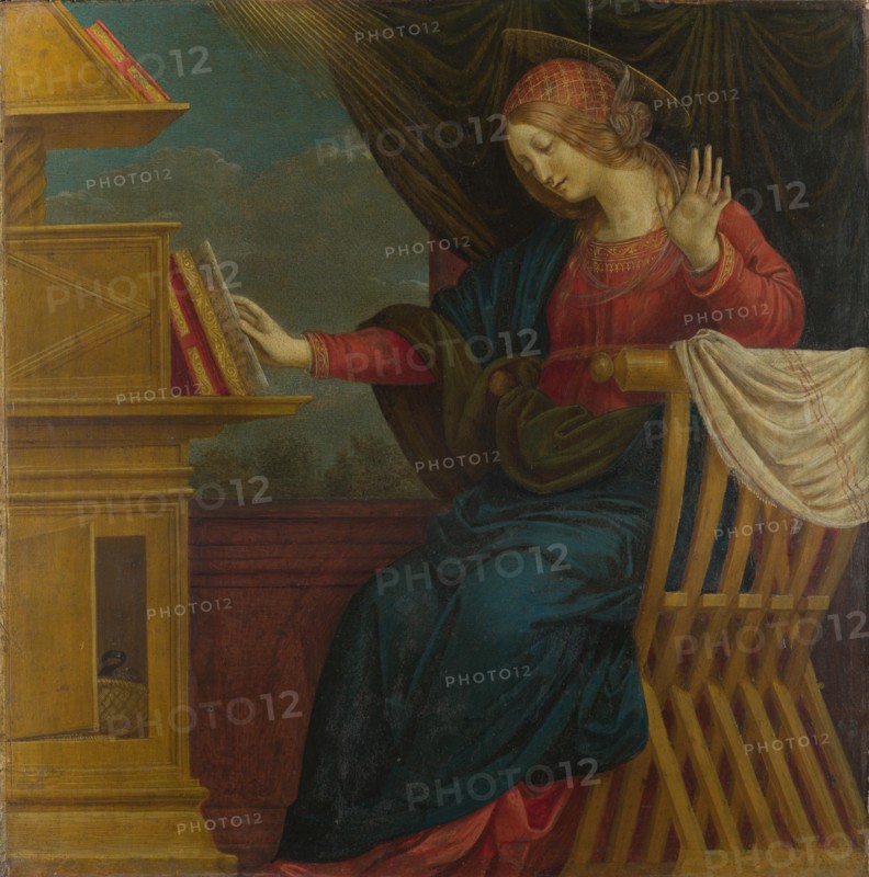 The Virgin Mary (Panel from an Altarpiece: The Annunciation), before 1511. Artist: Ferrari, Gaudenzio (ca 1477-1546)