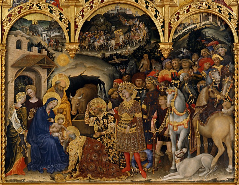 The Adoration of the Magi, 1423. Artist: Gentile da Fabriano (ca 1370-1427)