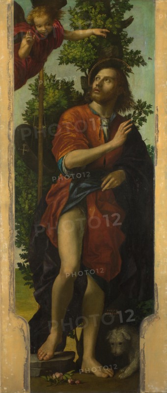 Saint Roch, 1518. Artist: Morando, Paolo (ca 1486/8 - 1522)