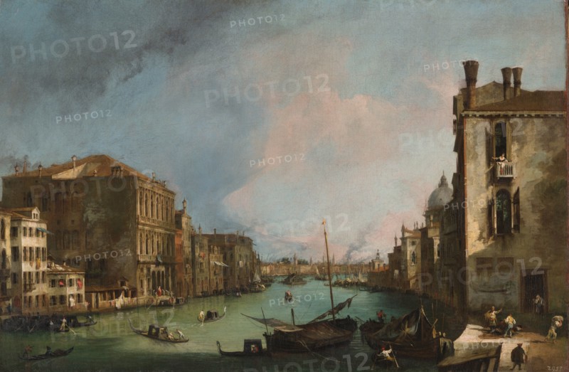 The Grand Canal in Venice, 1723. Artist: Canaletto (1697-1768)