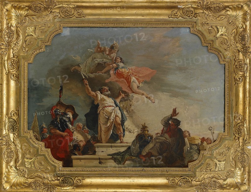The Sacrifice of Iphigenia, 18th century. Artist: Fontebasso, Francesco (1709-1769)