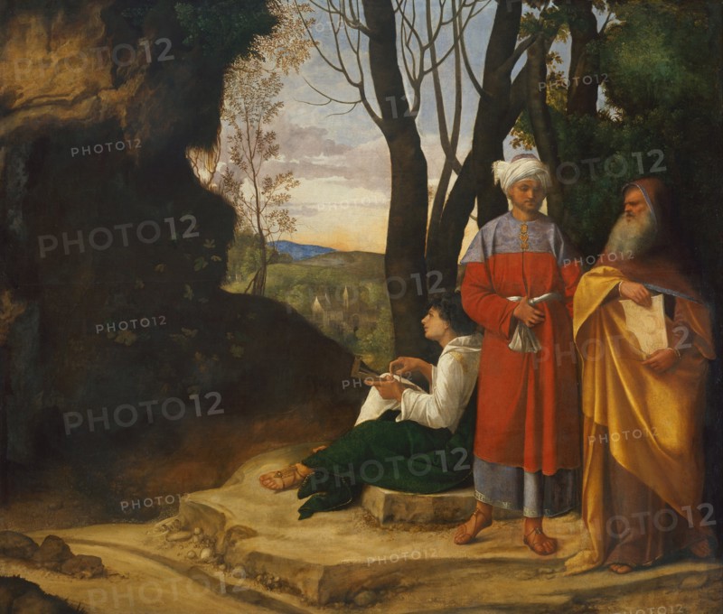 Three Philosophers, 1508-1509. Artist: Giorgione (1476-1510)