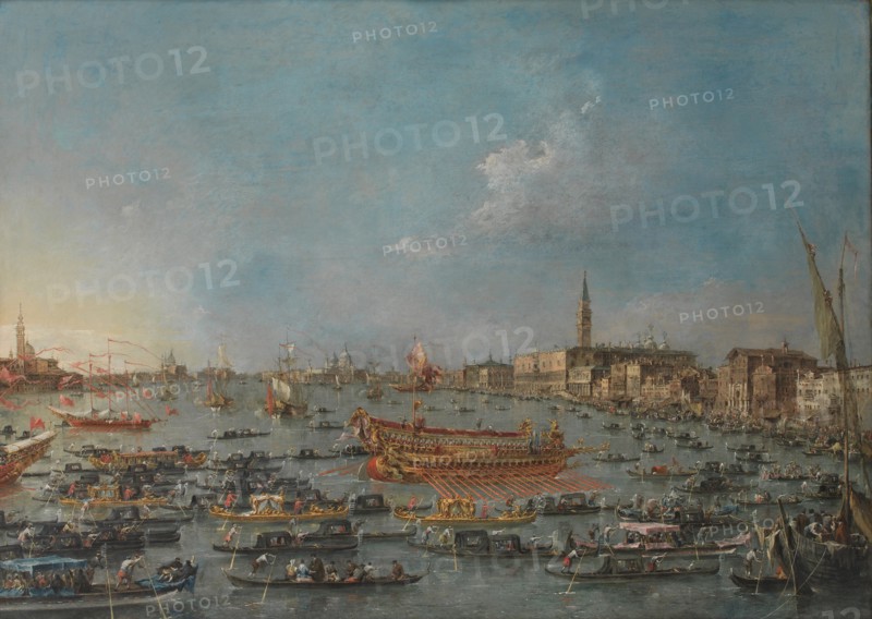 The Bucintoro Festival of Venice, Mid of the 18th cen.. Artist: Guardi, Francesco (1712-1793)