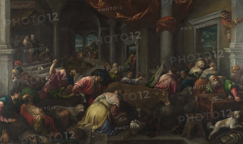 The Purification of the Temple, c. 1580. Artist: Bassano, Jacopo, il vecchio (ca. 1510-1592)