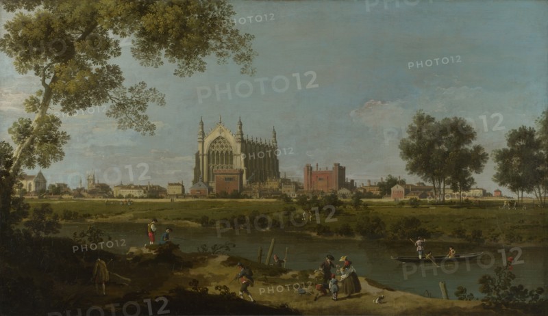 Eton College, c. 1754. Artist: Canaletto (1697-1768)
