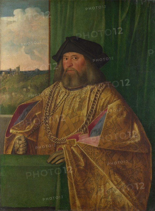 Francesco Albani, c. 1520. Artist: Cariani, Giovanni (ca. 1485-1547)
