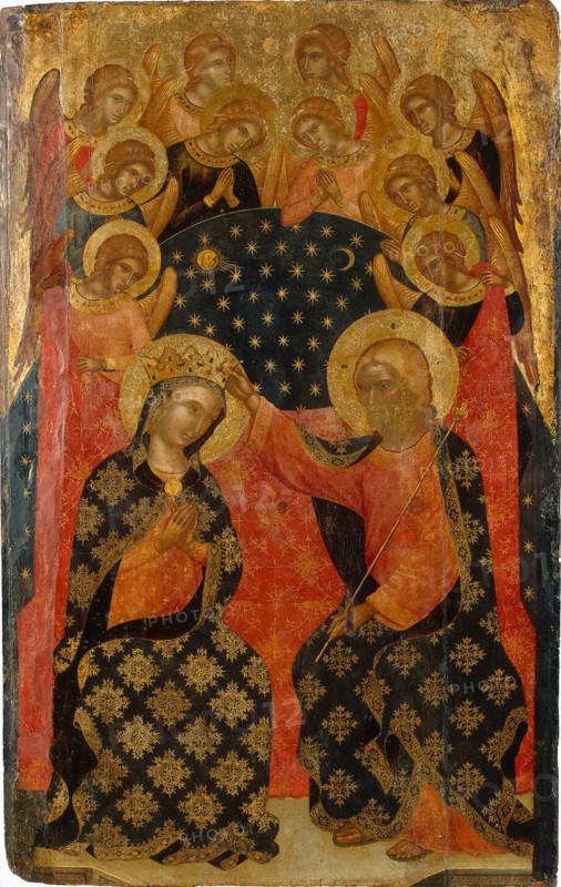 The Coronation of the Virgin, 1360s. Artist: Caterino Veneziano I (active 1362-1382)