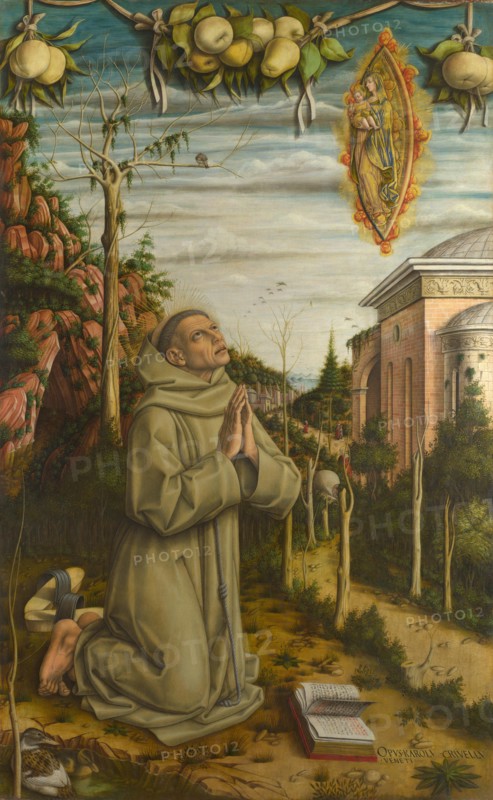 The Vision of the Blessed Gabriele, 1489. Artist: Crivelli, Carlo (c. 1435-c. 1495)