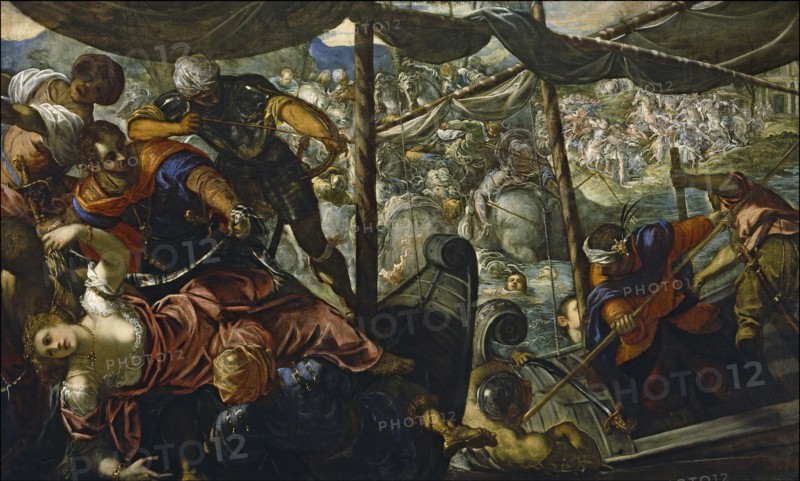 The Rape of Helen, 1578. Artist: Tintoretto, Jacopo (1518-1594)