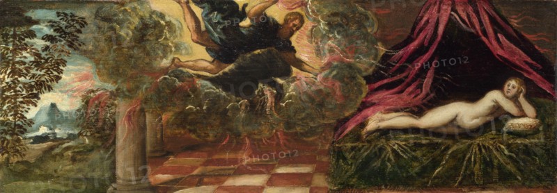 Jupiter and Semele, ca 1545. Artist: Tintoretto, Jacopo (1518-1594)