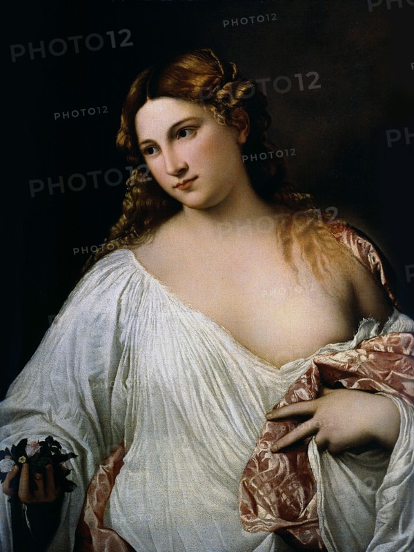Flora, ca 1515. Artist: Titian (1488-1576)